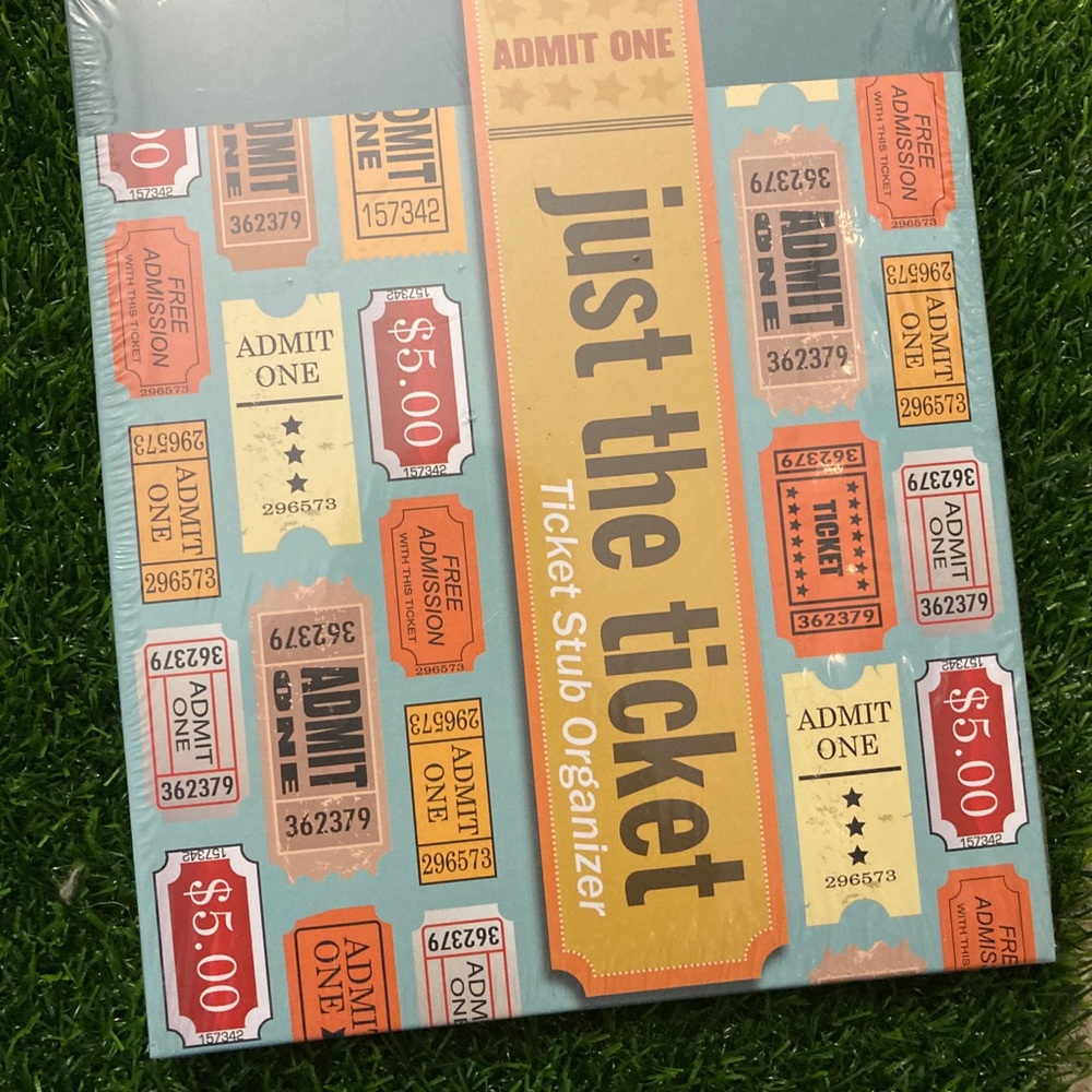 Ticket Scrapbook- NWT